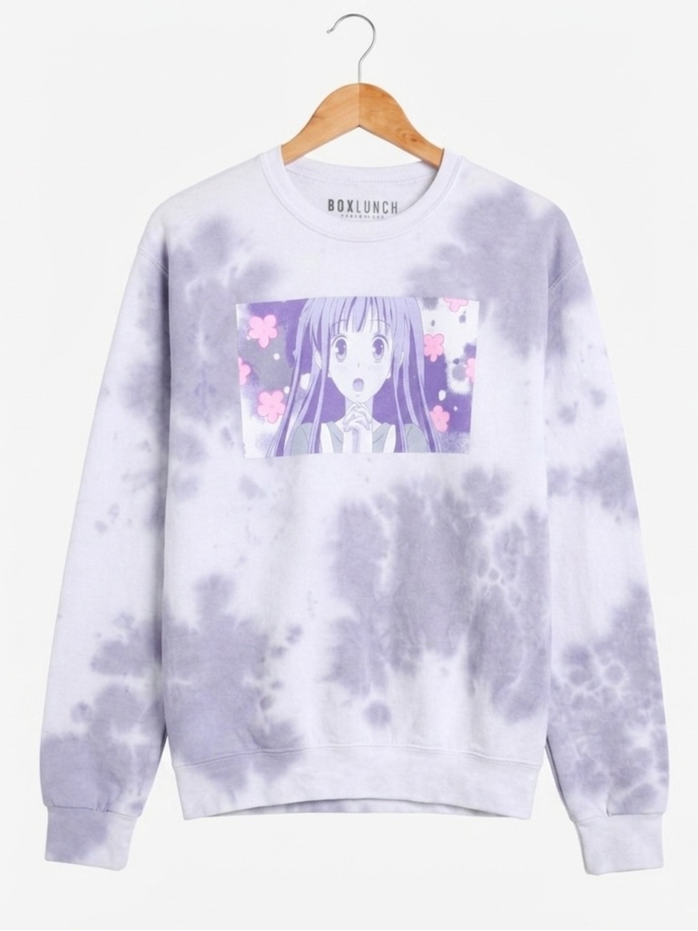 BoxLunch Fruits Basket Tohru Honda Tie-Dye Women’s Sweatshirt Size Small